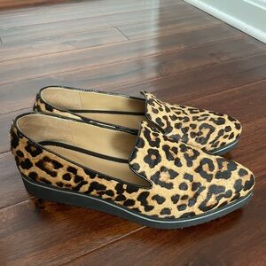 Franco Sarto Animal Print Fabrina Loafer Flats